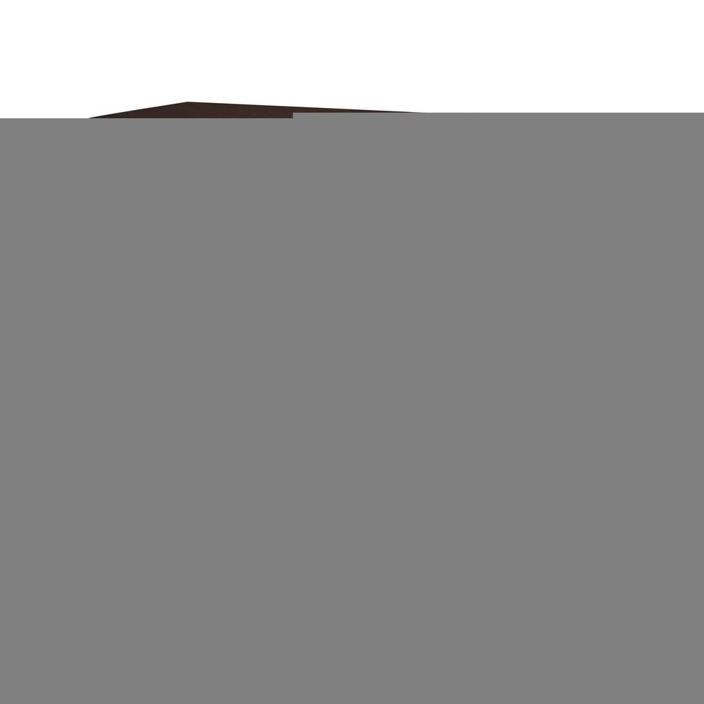 Con 26 Inch Modern 2 Drawer Nightstand, Silver Knobs, Cappuccino Brown - View 5