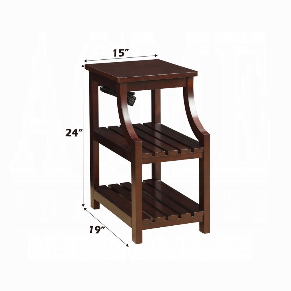 Modish Side Table (USB), Espresso - View 6