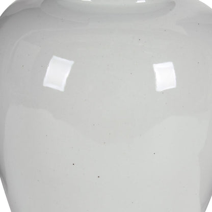 Ceramic Ginger Jar With Lid, Off White - View 3