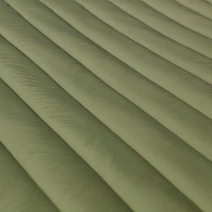 Cabe 3 Piece Queen Comforter Set, Polyester Puffer Channel Quilted, Green - View 4