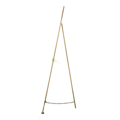57 Inch Easel Stand, Gold Iron Frame, Free Standing for an Artists Touch - View 3