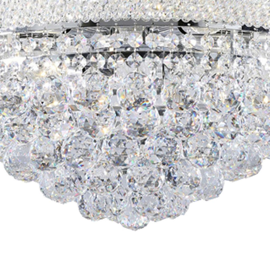 Crystal Ceiling Lamp with Chandelier Design Body, Clear - View 5