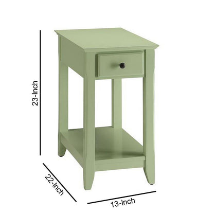 Amiable Side Table, Light Green - View 5