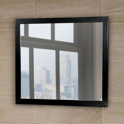 Lennart II Black Rectangular Mirror - View 7
