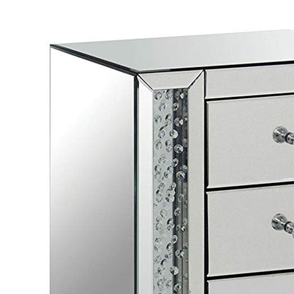 Nysa End Table, Mirrored - View 2