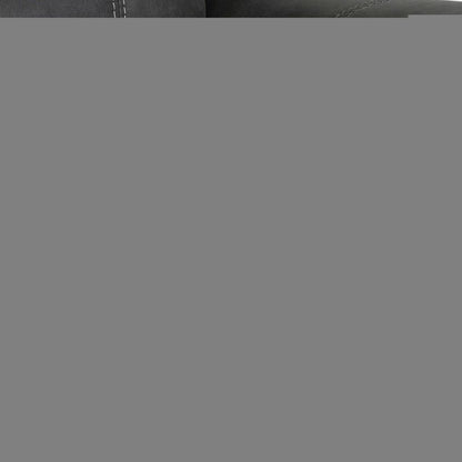 Lenard 41 Inch Manual Gliding Recliner, Piped Details, Charcoal Gray, Black - View 3