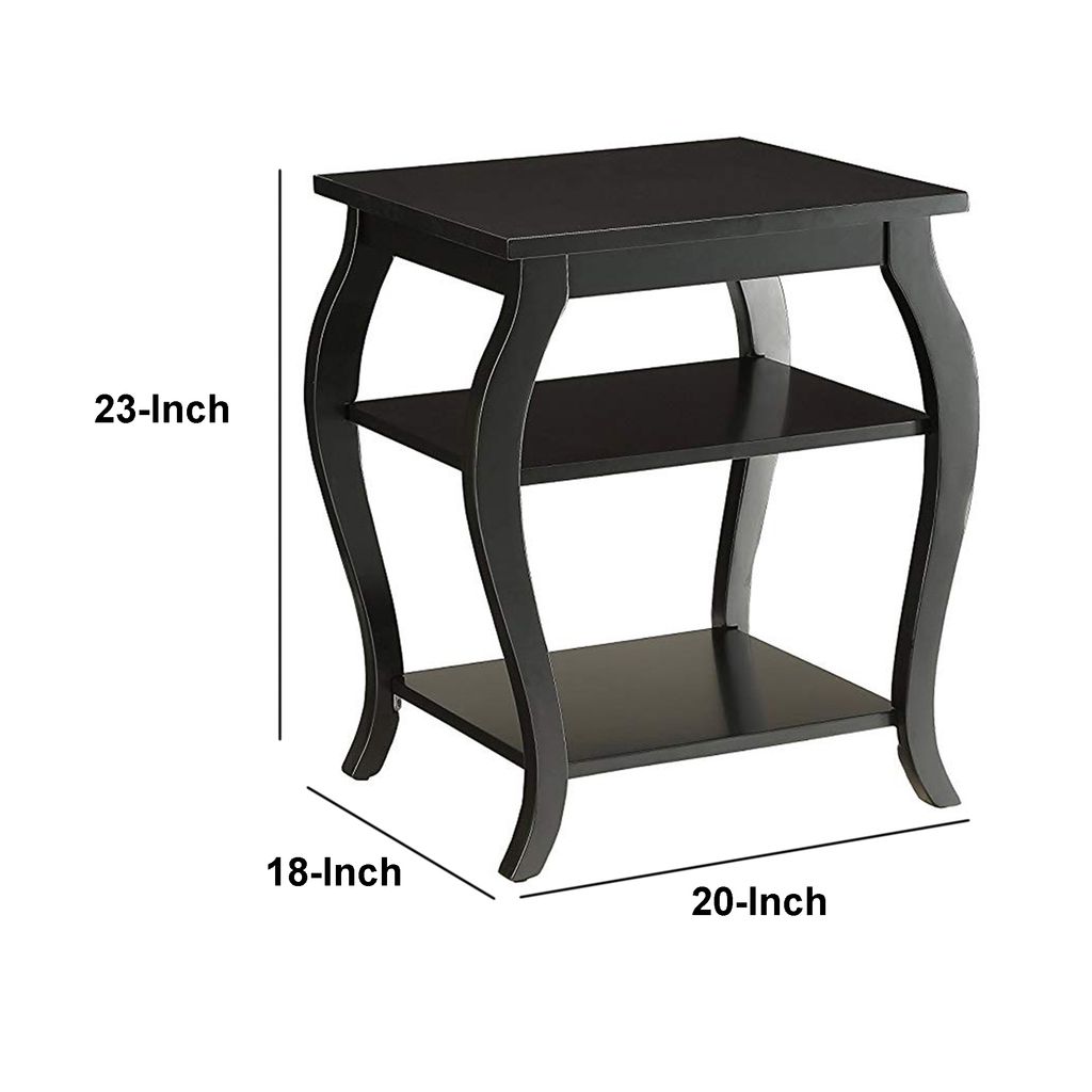 Becci End Table, Black - View 5