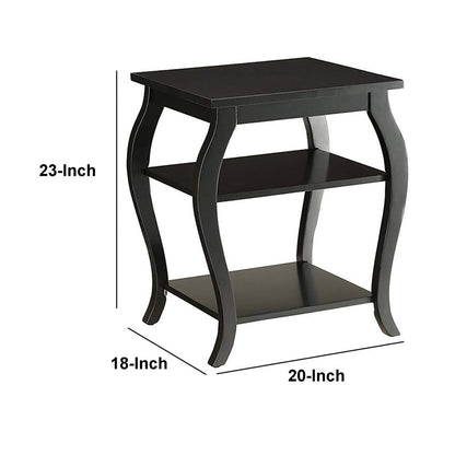 Becci End Table, Black - View 5