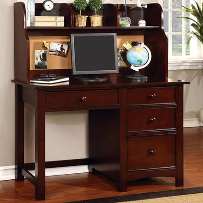 Wooden Hutch with spacious storages, Cherry Brown - View 2