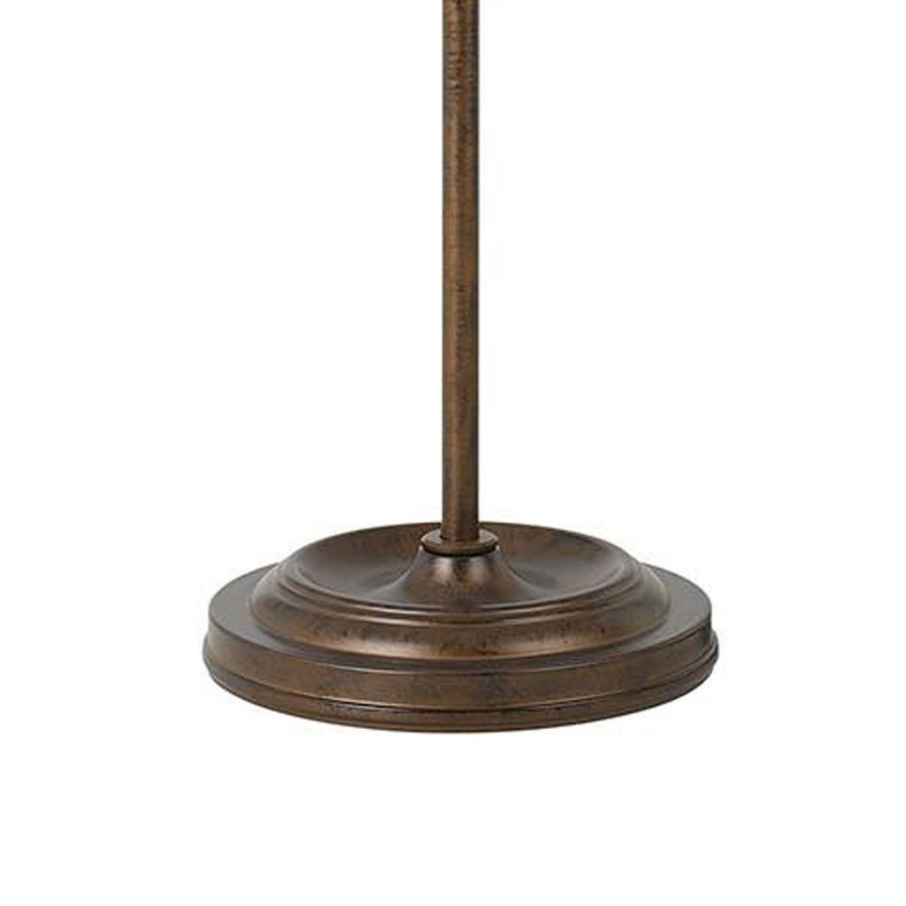 Adjustable Height Metal Pharmacy Lamp with Pull Chain Switch, Bronze - View 4