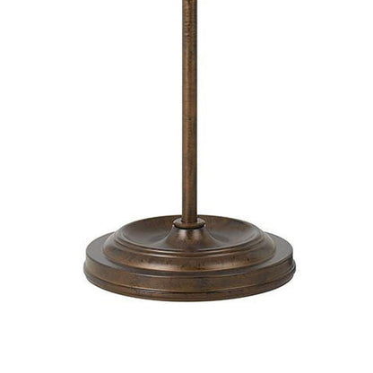 Adjustable Height Metal Pharmacy Lamp with Pull Chain Switch, Bronze - View 4