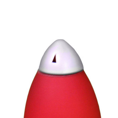 Kid Table Lamp with Rocket Design Silhouette, Red - View 3