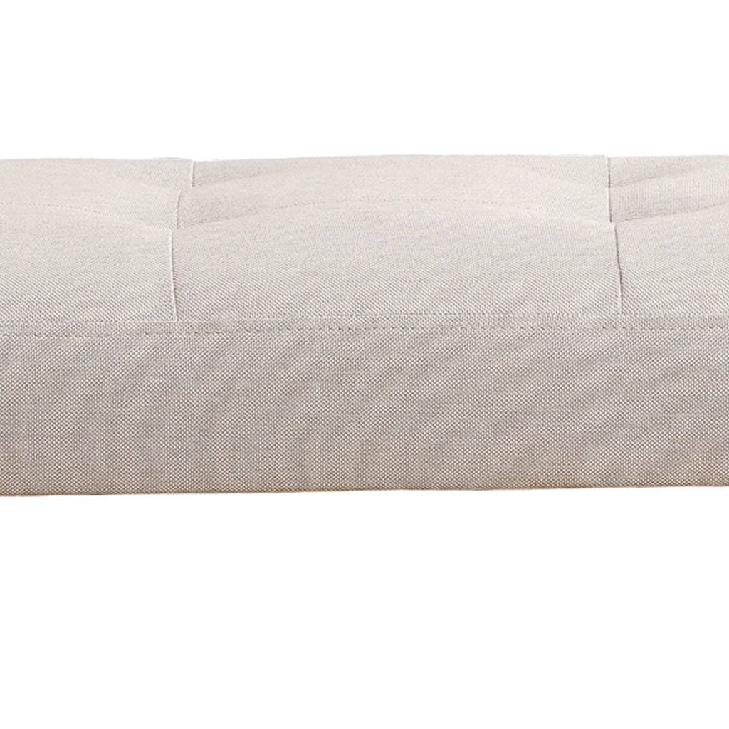 Wooden Bench, Light Gray & Oak - View 4