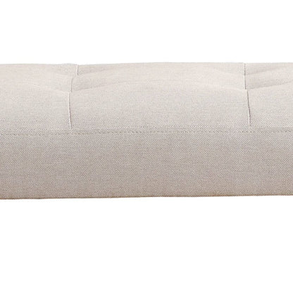 Wooden Bench, Light Gray & Oak - View 4