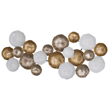 Beautifully Designed Metal Wall Accent, Multicolor