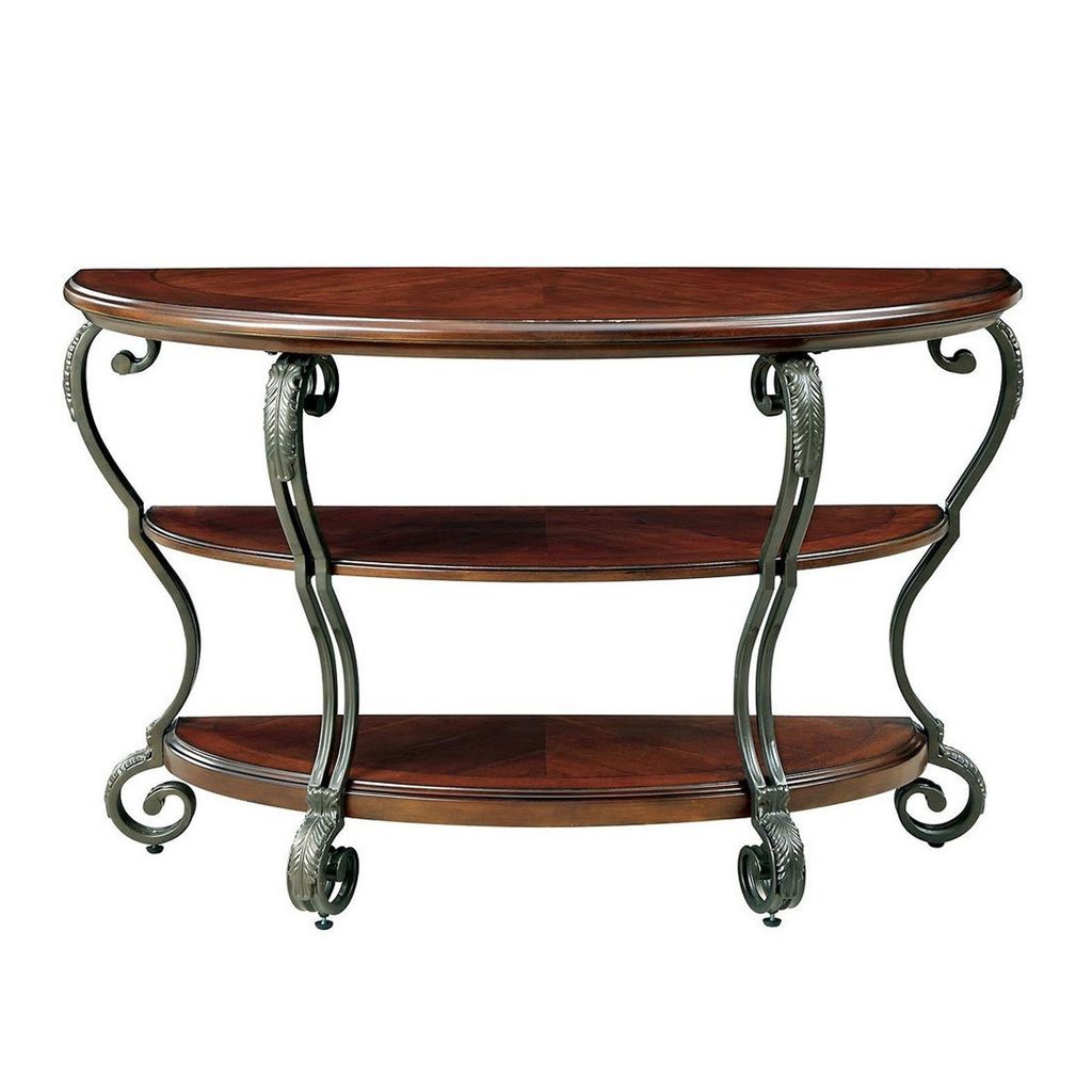 May Transitional Style Sofa Table - View 3