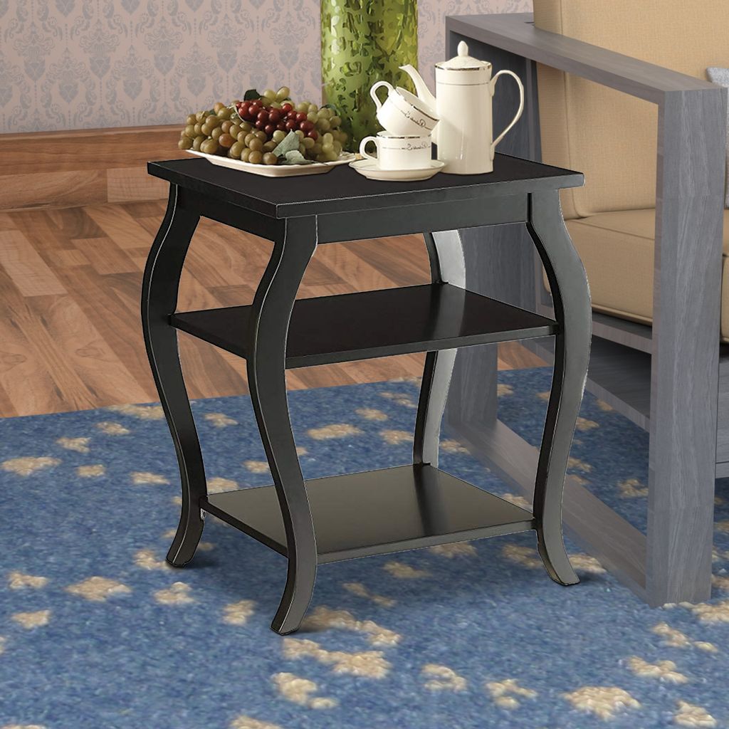 Becci End Table, Black - View 7