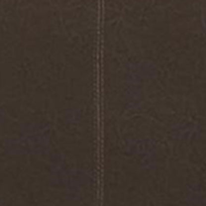 Leather Upholstered Twin Size Platform Bed, Brown - View 5