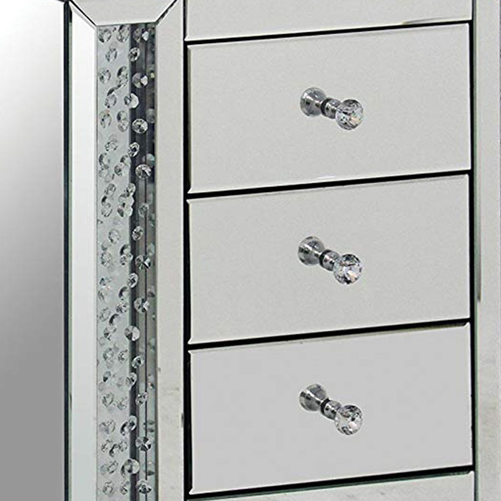 Nysa End Table, Mirrored - View 3