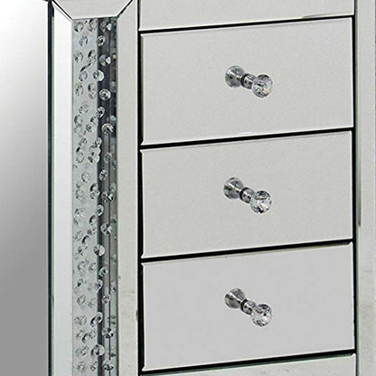 Nysa End Table, Mirrored - View 3