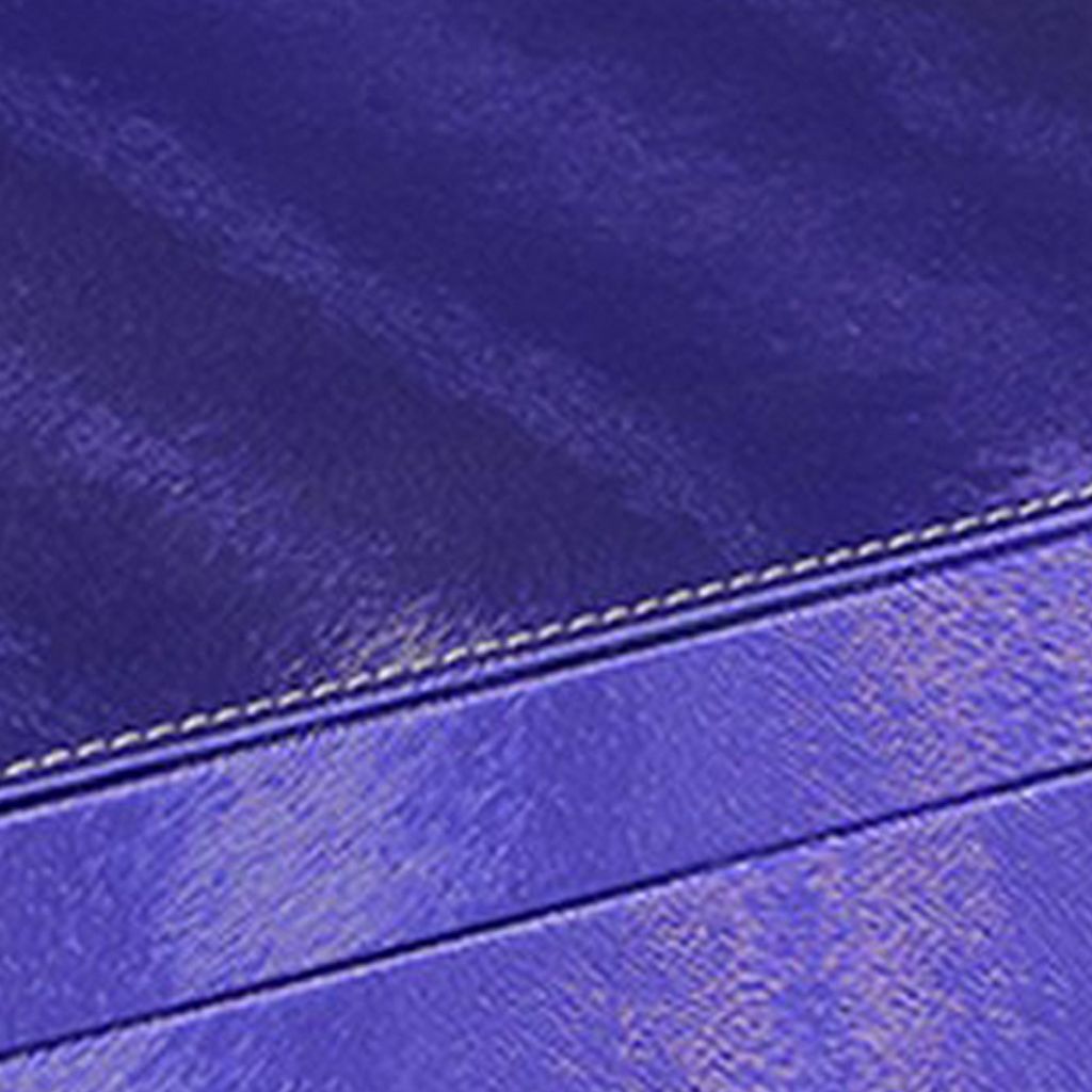 Jewelry Case with 2 Slots and Earrings Hanger, Blue - View 4