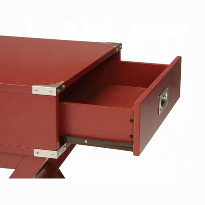 Babs End Table, Red - View 5