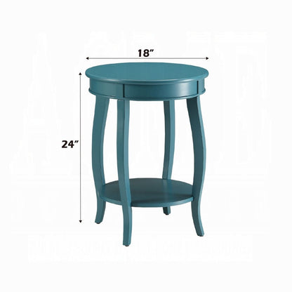 Affiable Side Table, Teal Blue - View 6