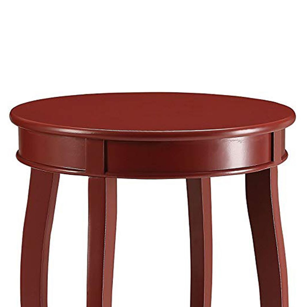 Trendy Side Table, Red - View 4