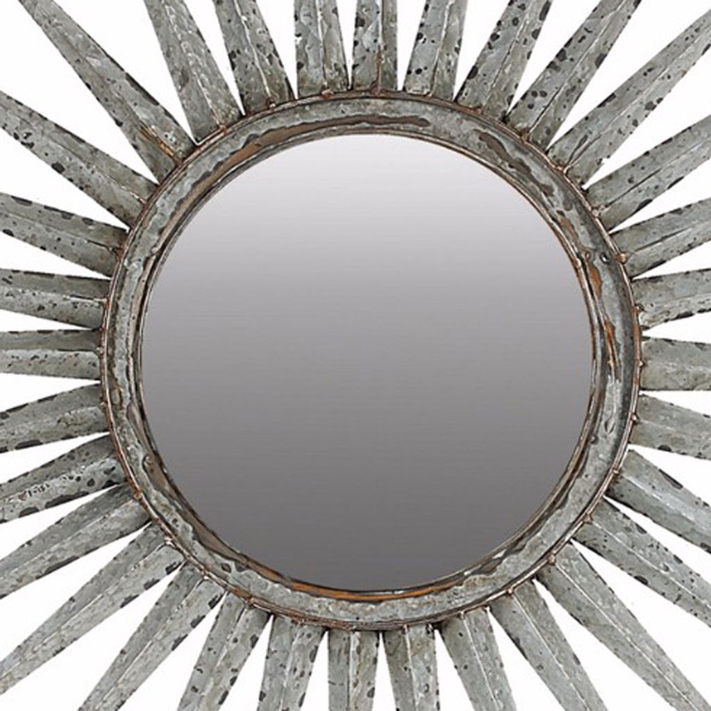 Distressed Sun inspired Mirror - View 4