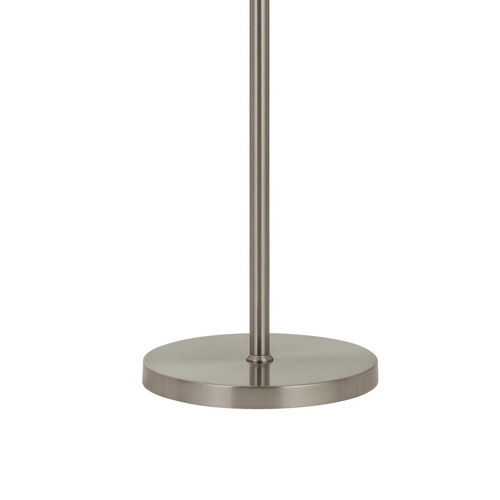 10W LED Adjustable Metal Floor Lamp with Swing Arm, Chrome - View 4
