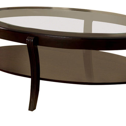 Finley Contemporary Coffee Table In Espresso Finish - View 5