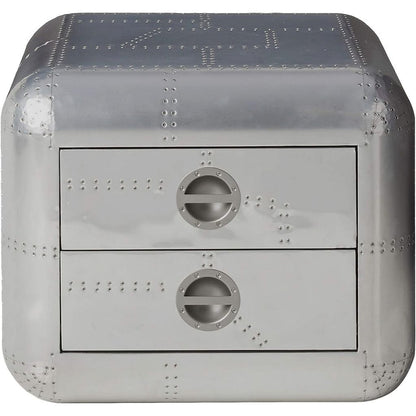 Brancaster End Table, Aluminum - View 3