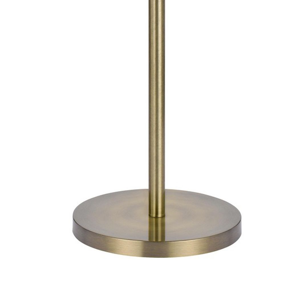 66 Inch Adjustable Arc Floor Lamp, Dome Shade, Dark Bronze, Antique Brass - View 4