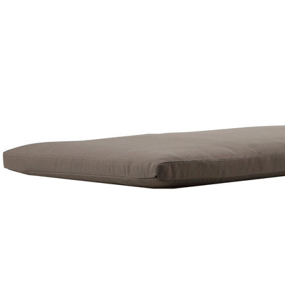 76 x 25 Outdoor Lounger Cushion, 2 Inch Thick Padding, Modern Gray Fabric - View 4
