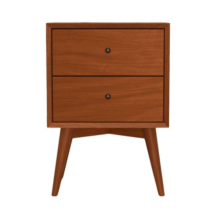 Mid Century Mahogany Wood Nightstand, Acron - View 5