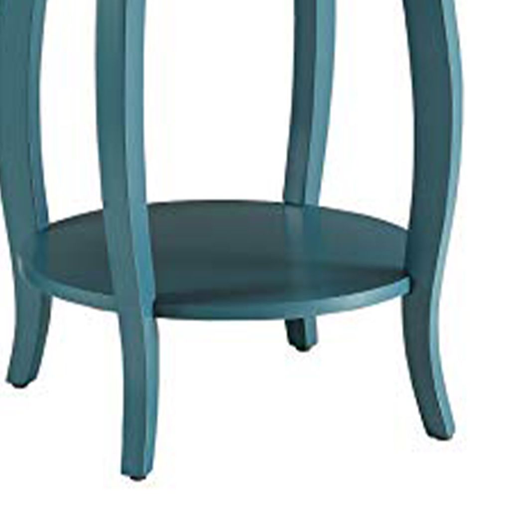 Affiable Side Table, Teal Blue - View 4