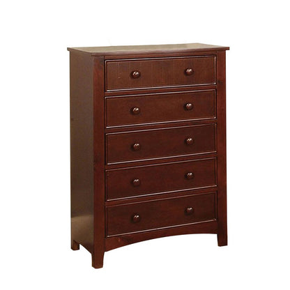 Transitional Style Wooden Chest, Brown - View 7
