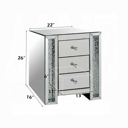 Nysa End Table, Mirrored - View 6
