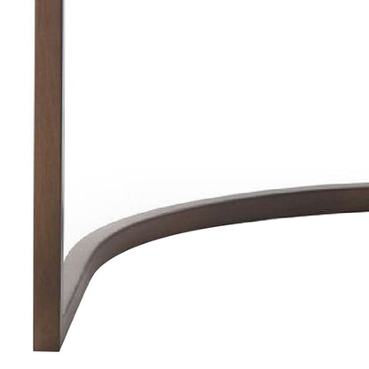 Cid 24 Inch Modern Dinning Chair, Stain Resistant Velvet and Brass, Beige - View 4