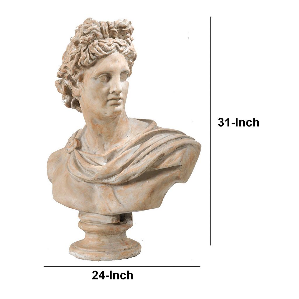 Antiquely Composed Placidia Bust Statue - View 6