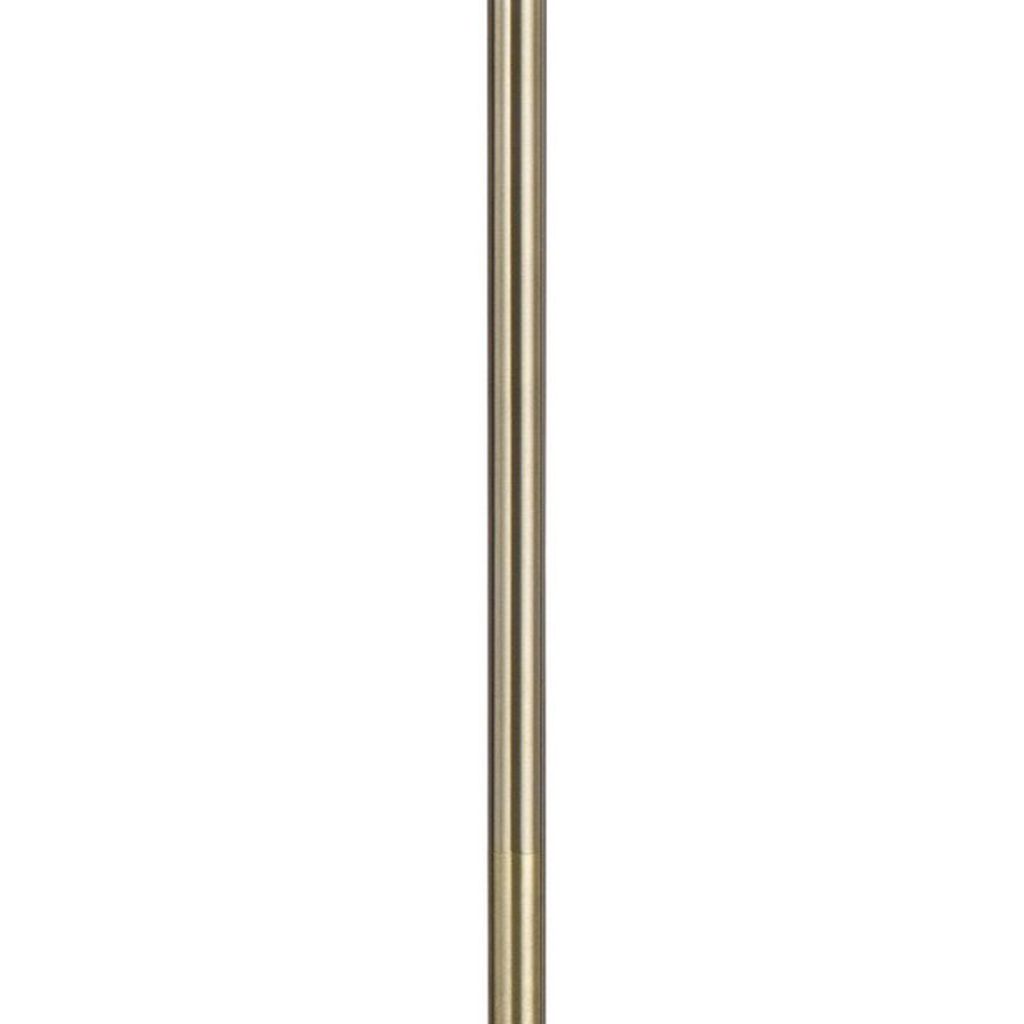 66 Inch Adjustable Arc Floor Lamp, Dome Shade, Dark Bronze, Antique Brass - View 3