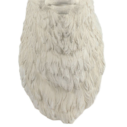 Magnesia Deer Head Wall Accent, White - View 5