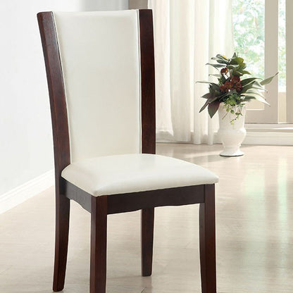 Manhattan I Contemporary Side Chair, White Finish, Set of 2 - View 7