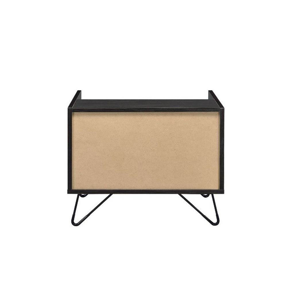 Accent Table Possessing Metal Leg with Tip - View 5