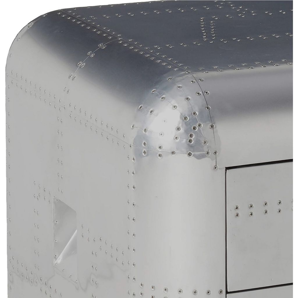 Brancaster End Table, Aluminum - View 5
