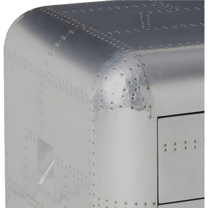 Brancaster End Table, Aluminum - View 5