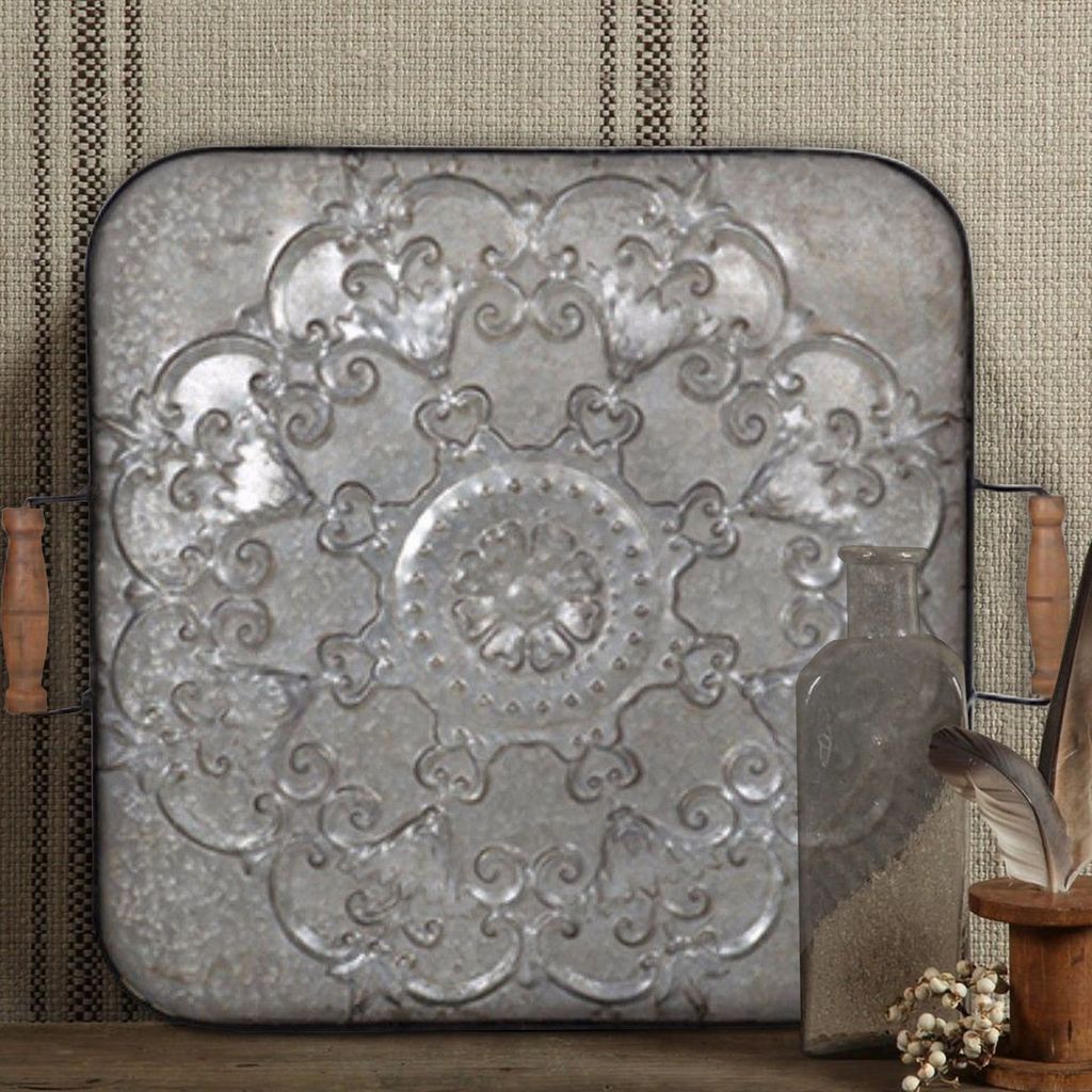 Classic Fashioned Ravello Tray, Square - View 7