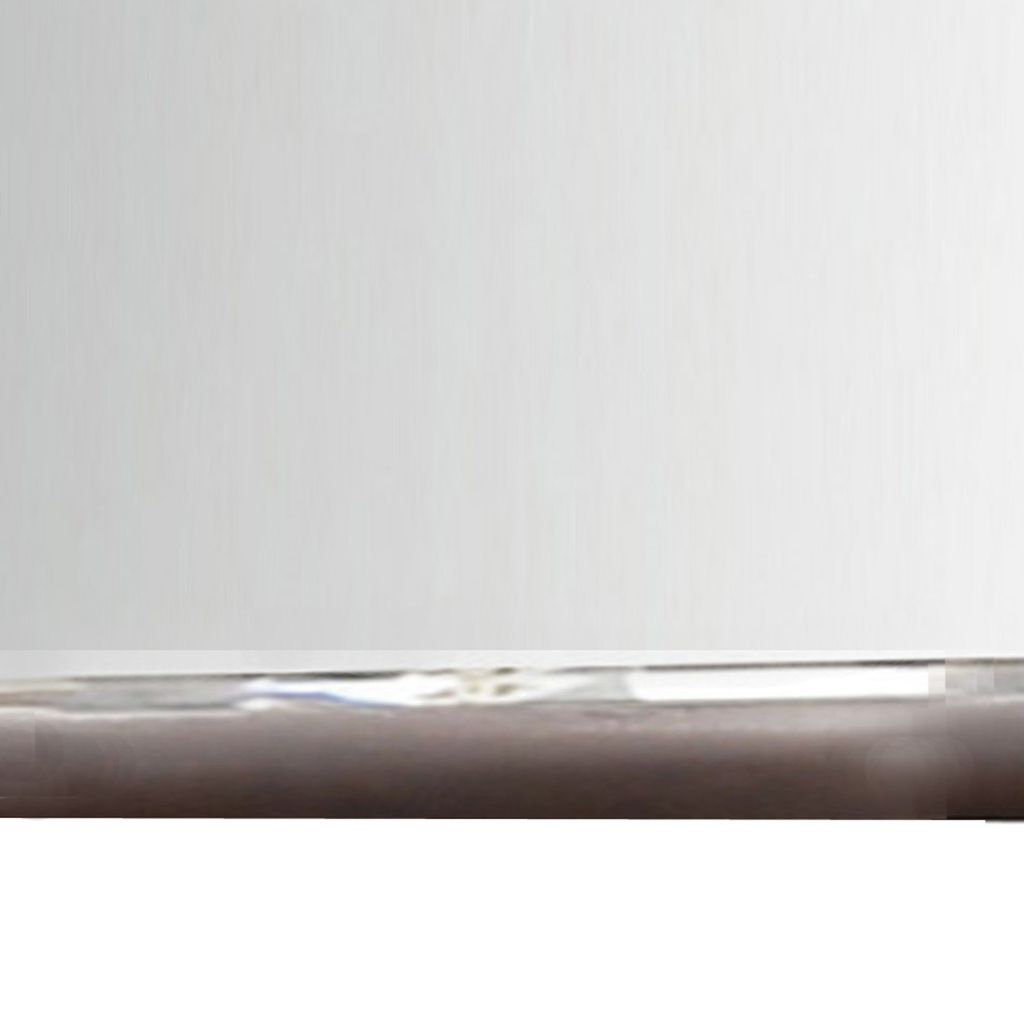 Wooden Rectangular Wall Mirror with Mounting Hardware, Brown - View 5