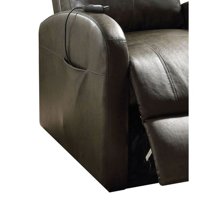 Ricardo Recliner with Power Lift, Dark Gray - View 4