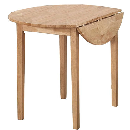 Sophisticated 3 Piece Wooden Table And Chair Set, Brown - View 3